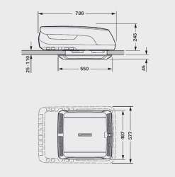 Aer conditionat pentru rulote / autorulote Truma Aventa Compact Plus 2nd Generation, racire 7500 BTU / 2200W - Img 4
