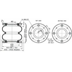 Air suspension for Fiat Ducato, Citroen Jumper, Peugeot Boxer 2006-2025, X250 / X290 - Img 6