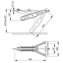 AL-KO Plus1000S stabiliser AL-KO Plus1000S, 1000 kg / piece, opening 47 cm - Img 2