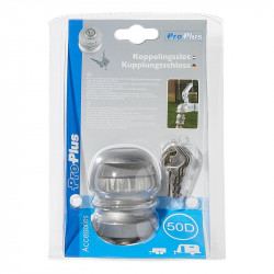 Anti-theft lock for towing system, made of sturdy metal, with funnel and 2 keys - Img 7