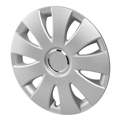 AURA wheel cover with chromed centre ring, 16 inch