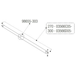 Bară de tensionare Rafter 300 pentru marchiza Fiamma F35 Pro - Img 2