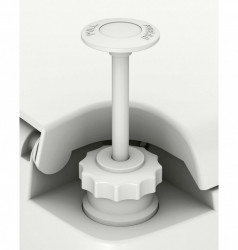 Berger Deluxe" portable ecological mobile toilet, piston pump, maximum load 130 kg, height 37,5 cm - Img 8
