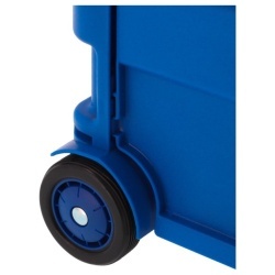 Berger XL foldable shopping trolley, 42 x 40 x 37 cm, blue - Img 8