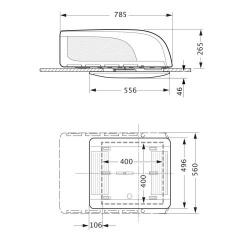 Bottom ventilation grille distributor for Truma Compact / Compact plus air conditioner - Img 2