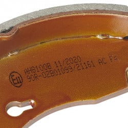 Brake blocks 160 x 35 mm for caravans or trailers with AL-KO 1635/1636/1637 axle (4 pcs) - Img 6