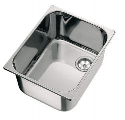 Built-in stainless steel sink, 32 x 35 x 15cm