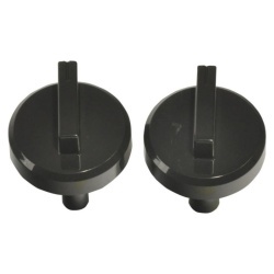 Butoane rotative selector negre pentru frigidere Dometic RML 9430, set 2 buc (241235064)
