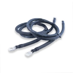 Cable 35 mmp cross-section diameter, length 1 m with M8 cable lugs, 2 pieces