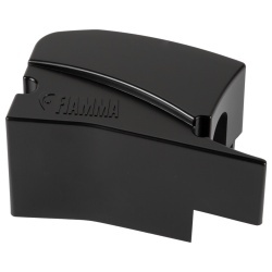Capac lateral stânga pentru marchiza Fiamma F40 Van, negru