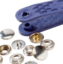 Capse metalice pentru fixarea foliilor, prelatelor etc, 10 buc, Ø 15 mm - Img 2