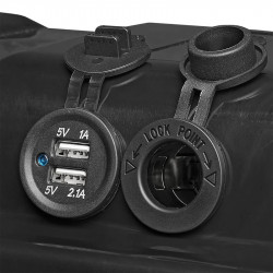 Car battery box with integrated voltmeter, USB and car battery sockets - Img 6