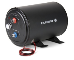 Carbest CozyWater hot water boiler, 10 litres, steel, black, 12V, 200W