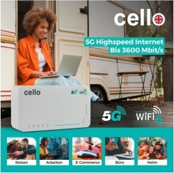 Cello C160 5G travel router with Wi-Fi 6, eSIM and a 4,000 mAh battery, 12V - Img 4