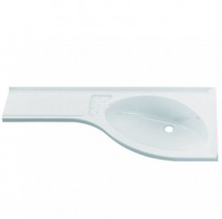 Corner sink with pulley for bathroom caravans