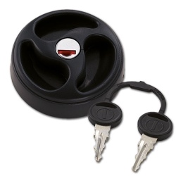 Cover for water supply spout, 3-point fastening
