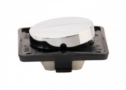 Double circuit breaker for Berker Integro system, CHROM CHROMED GLOSSY - Img 4