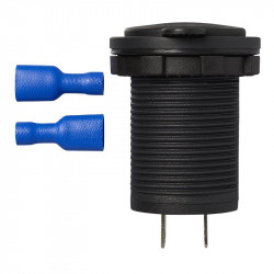 Double USB socket for flush mounting, 2x2100mA 12V/24V - Img 4