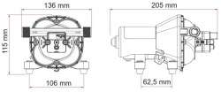 External water pump Aqua 8F 7l/min, model 2025 - Img 3