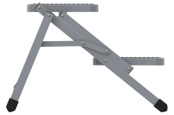 Folding steel ladder with two steps for caravans, height 40 cm - Img 4
