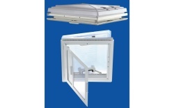 Hatch 40x40 MPK 46, opening on all sides, opaque cover, mosquito net and tilting blind - Img 7