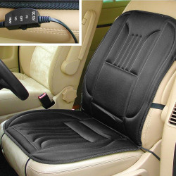 Heated car seat cover, 12V, 2 temperature settings, fastening with elastic straps - Img 2