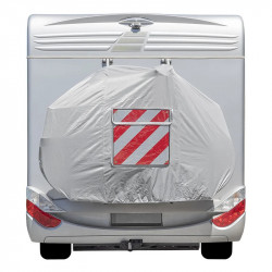 Heavy duty cover for 2 bikes with indicator pocket