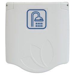 Hot and cold water mixer tap, hose and shower head included for caravans or motorhomes - Img 2