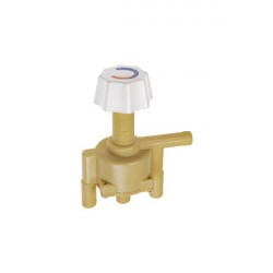 Hot/cold water mixing tap for TrumaTherme or Elgena boiler