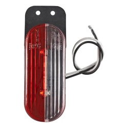 Lampa laterala gabarit LED pentru rulote 98 x 42 mm, rosu/alb, DREAPTA - Img 4