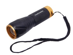 Lanterna LED 300 lumen cu focalizare reglabila, carcasa aluminiu