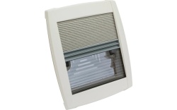 MPK hatch, model 42, 40 x 40 cm, opening on all sides, retractable mosquito screen and mosquito net - Img 5