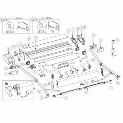 Placă de capăt dreapta Thule pentru Omnistor 9200 (1500602448) - Img 2