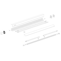 Placă de capăt stânga Thule pentru Omnistor 3200 (1500603519)