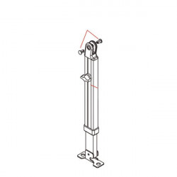 Plastic caps for awning leg 2 pcs - Img 2