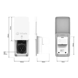 Priza exterioara 220V CEE WHALE SO3100B 16A - Img 2