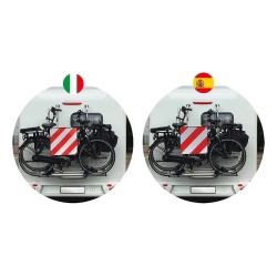 Reflective gauge sign for Spain and Italy - Img 4