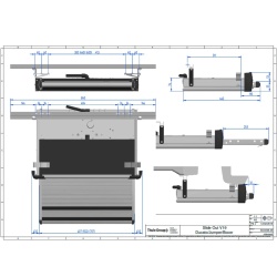 Scara electrica 12V, retractabila Thule Slide Out step G2 407mm pentru Ducato, Jumper , Boxer - Img 4