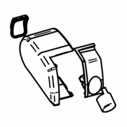 Set capace de capăt (motor) albe Thule pentru Omnistor 9200, din 10/2021 (1500603669)