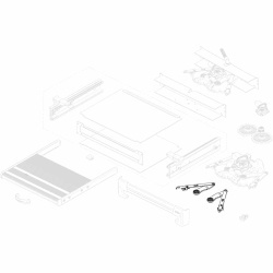 Set mecanism foarfecă Thule pentru Slide-Out Step G2 Crafter din 2022 (1500603707) - Img 2