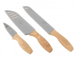 Set of 3 kitchen knives with protective sheath "Matson" - Img 2
