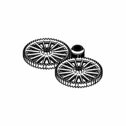 Set roți dințate și ax Thule pentru motor Slide-Out Step G2 din 2022 (1500603648)