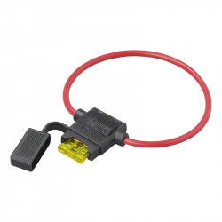 Standard fuse holder with cable Ø 2mm, 25cm included - Img 2