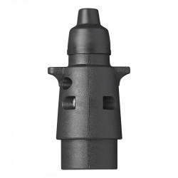 Stecher 7-pin plastic for cable mounting, ABS, 12V - Img 3