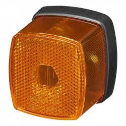 Trailer clearance lamp, side position (orange) with reflector, 66 x 62 mm, Radex 906