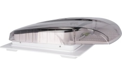 Ventilator - trapa 40 x 40 Berger, iluminare LED, functionare pe ploaie, capac transparent fumuriu - Img 2