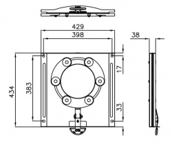Volkswagen Transporter T5 / T6 / T6.1 swivelling seat platform - Img 2