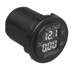 Volt digital ammeter for recessed mounting