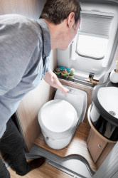 WC fix "Thetford C223-CS" cu golire tanc la exterior, montaj aplicat - Img 3