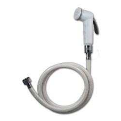 White shower head with hose 1,5 m for caravans and motorhomes
